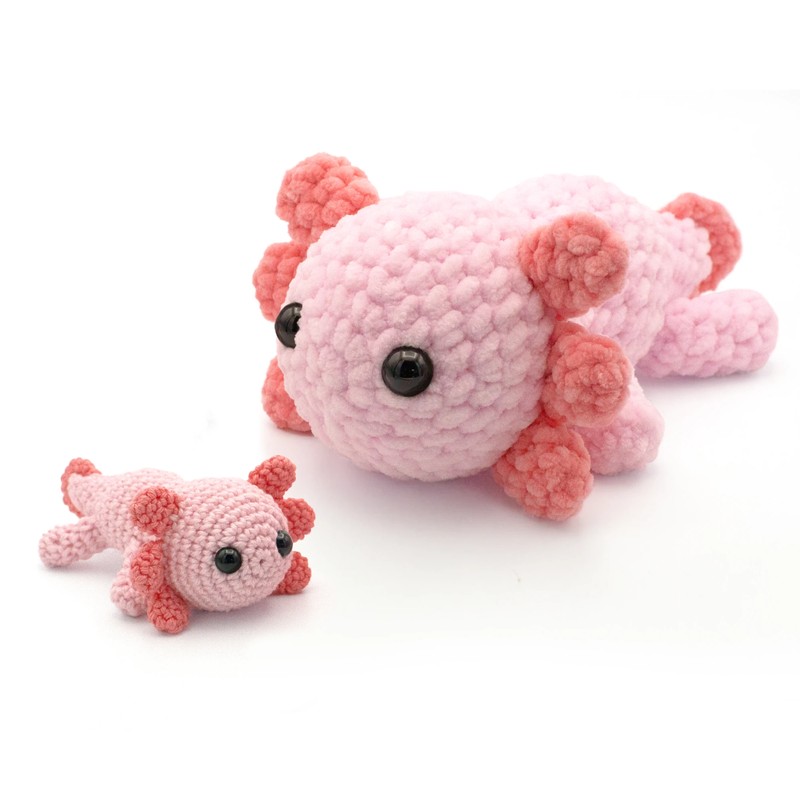 Boneka Rajut Lucy the Axolotl — DIY Fluffies