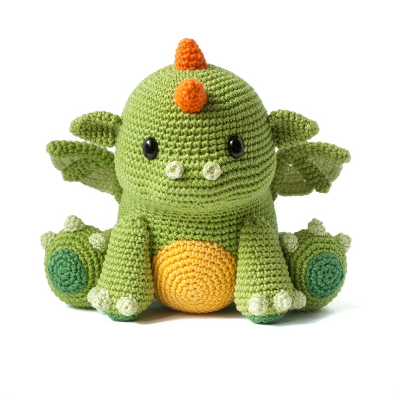 Boneka Rajut Koji Baby Dragon — DIY Fluffies