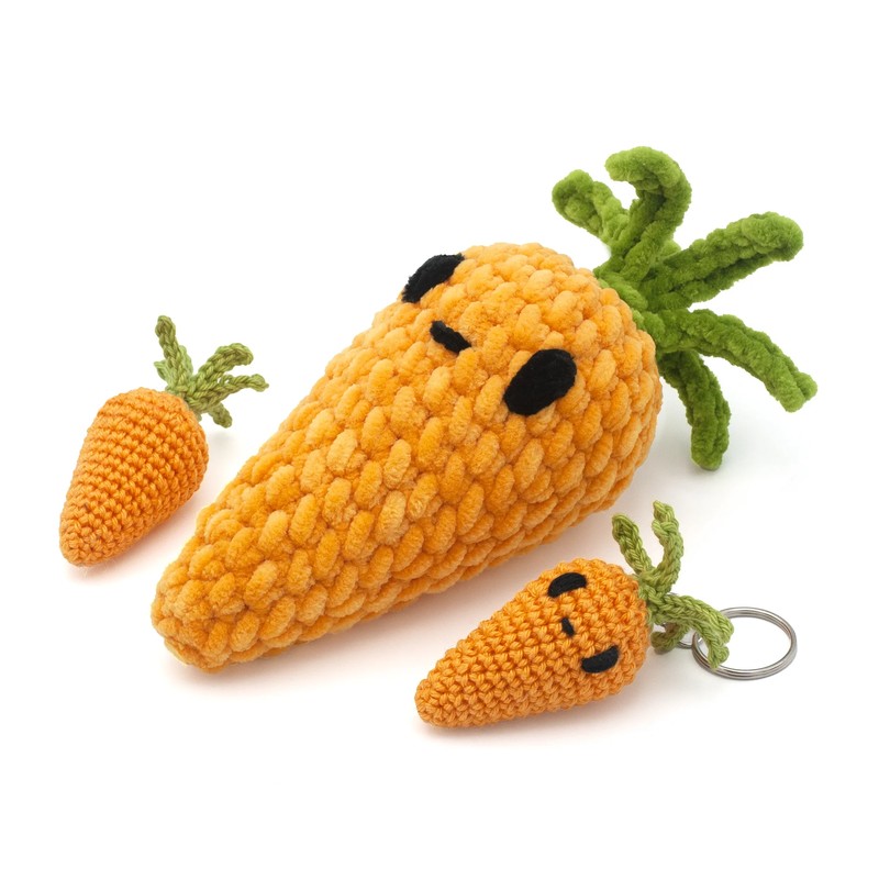 Boneka Rajut Crispy Carrot Wortel — DIY Fluffies