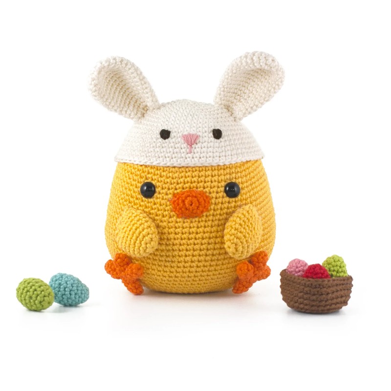 Boneka Rajut Easter Chick & Egg — DIY Fluffies