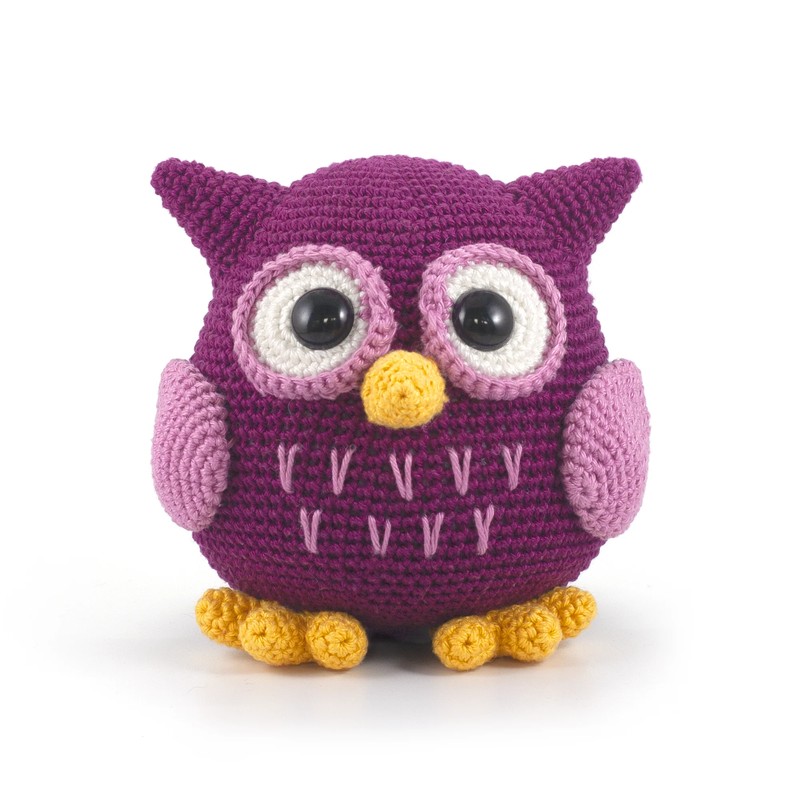 Boneka Rajut Wise Little Owl — DIY Fluffies