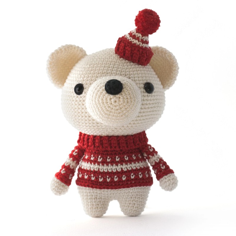 Boneka Rajut Polar Bear Kutub — DIY Fluffies
