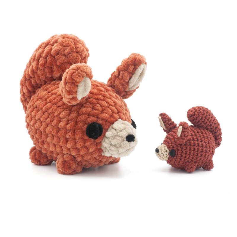 Boneka Rajut Forest Squirrel Tupai — DIY Fluffies
